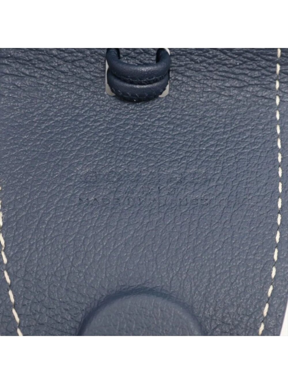 Goyard Black Universal Bag Clip Leather Charm Strap - Picture 3 of 3